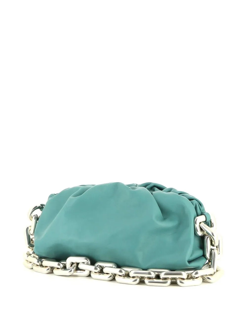 Pre-OwnedBottega Veneta Pre-Ownedchunky chain gathered handbag