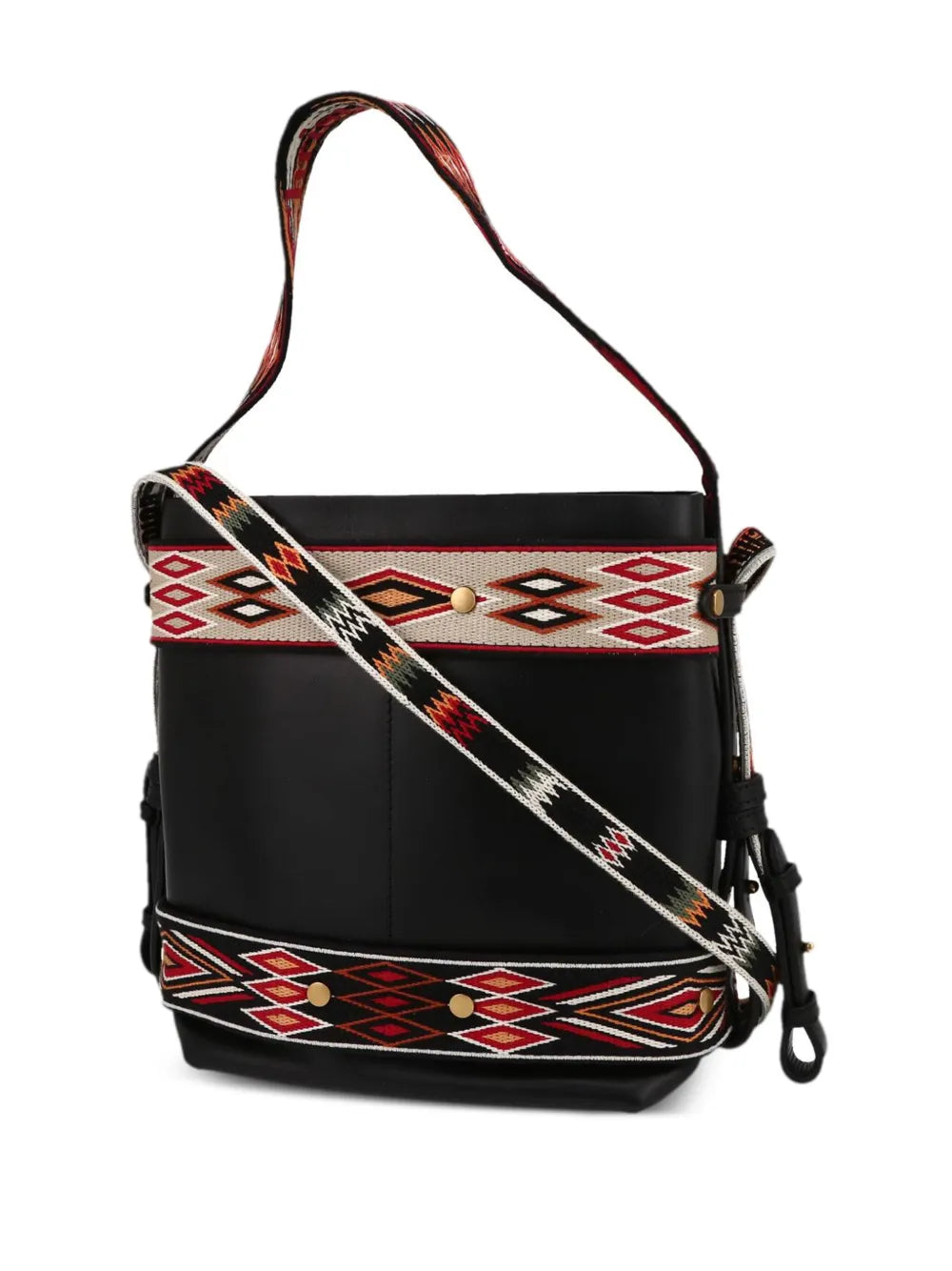 Pre-OwnedChristian Dior Pre-Ownedgeometric-panel two-way bag