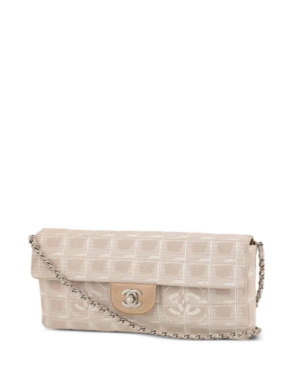 Pre-OwnedCHANEL Pre-Owned2003 Travel Choco Bar shoulder bag
