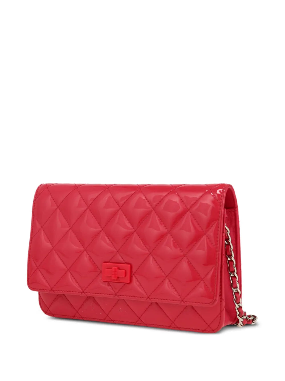 Pre-OwnedCHANEL Pre-Owned2015 diamond-quilted wallet-on-chain bag