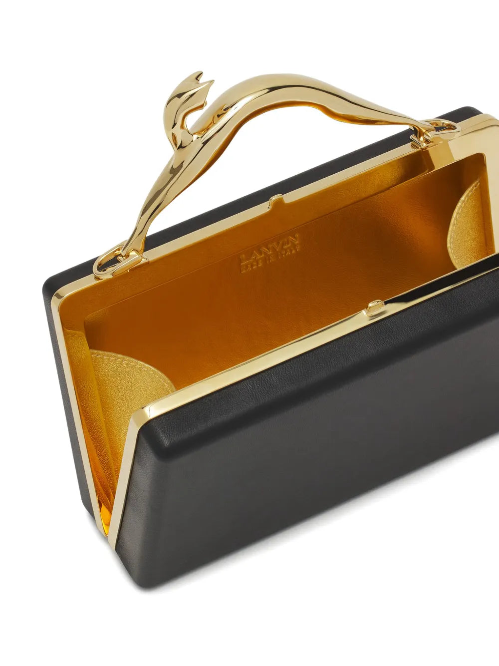 LanvinCat-handle clutch bag