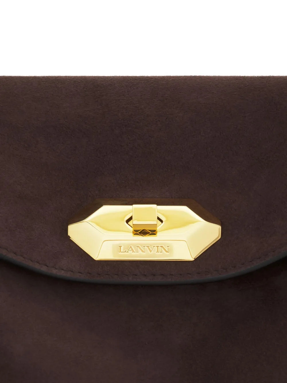 LanvinSac Compagnon suede shoulder bag