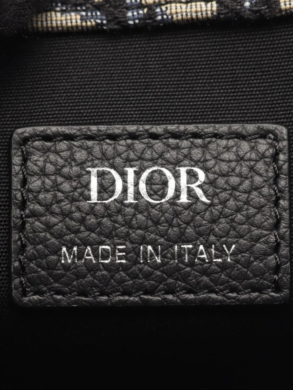 Pre-OwnedChristian Dior Pre-Owned10s Gallop oblique-pattern saddle bag