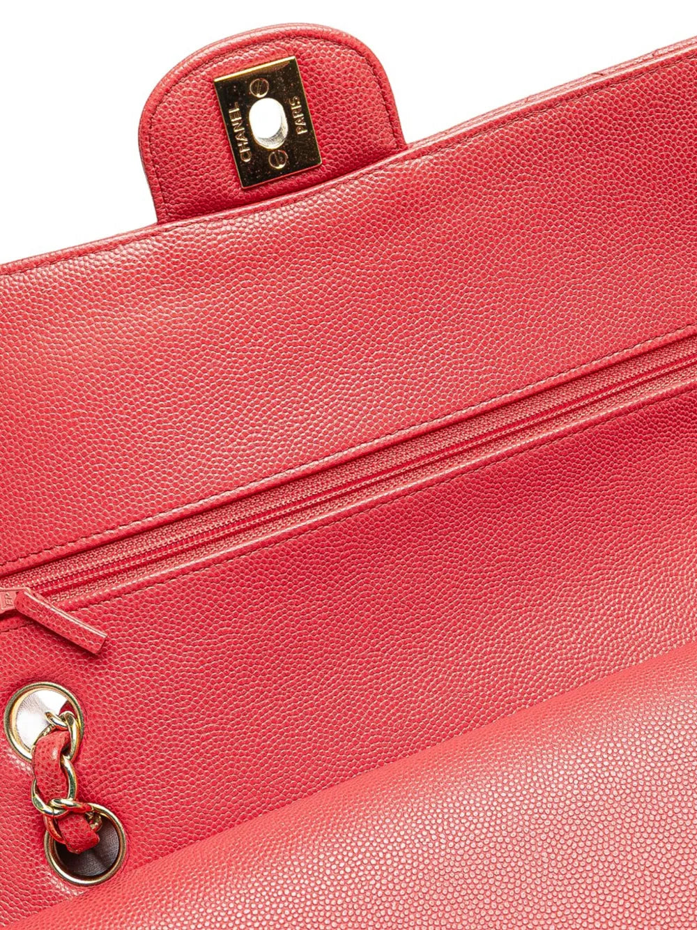 Pre-OwnedCHANEL Pre-Owned2016-2017 Medium Classic Caviar Double Flap shoulder bag