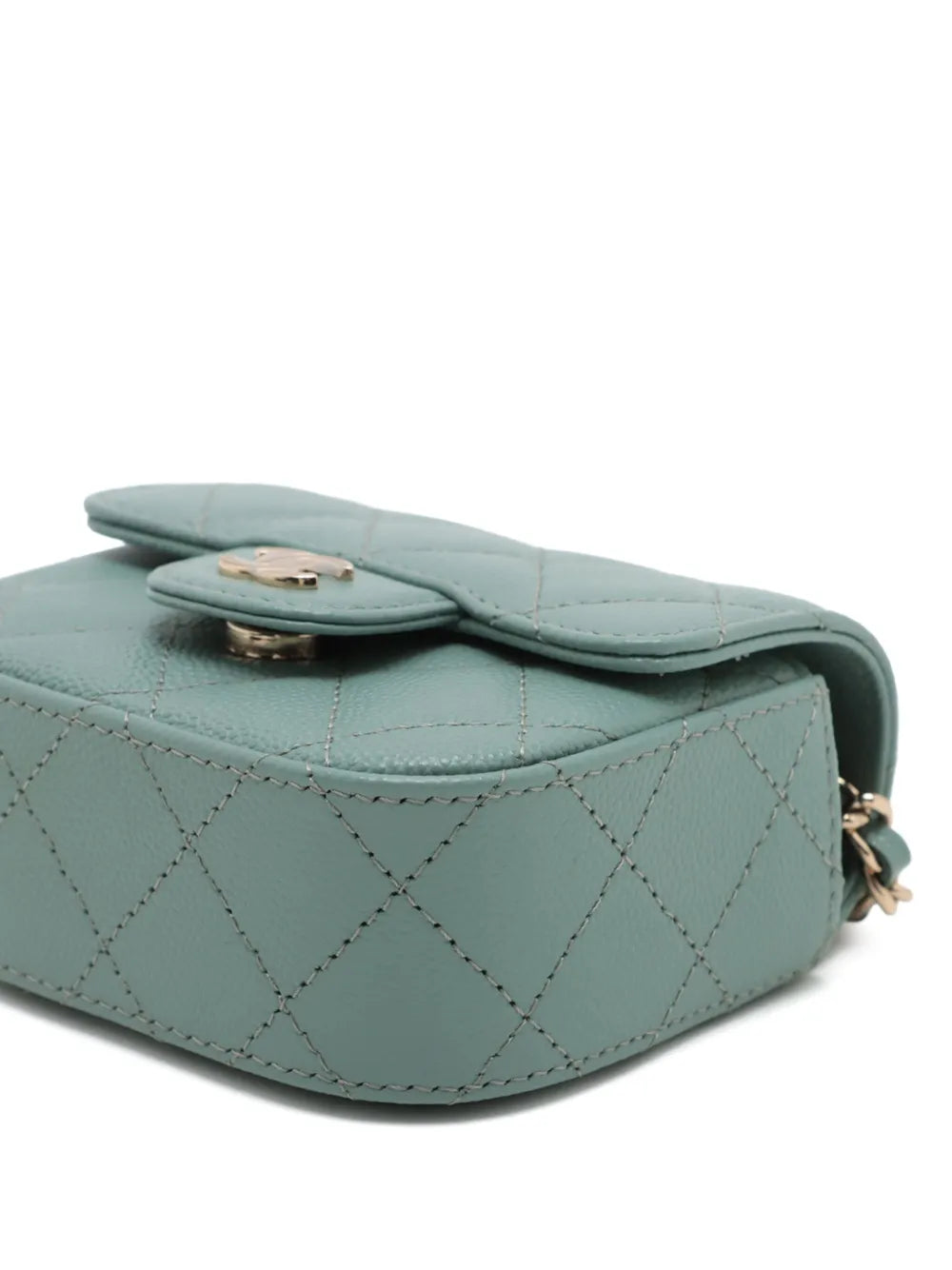 Pre-OwnedCHANEL Pre-Owned2021 Mini Classic Caviar Clutch With Chain crossbody bag
