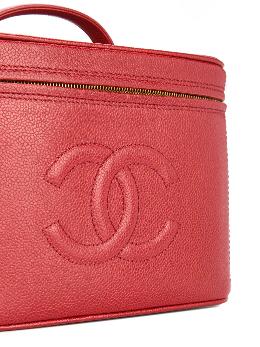 Pre-OwnedCHANEL Pre-Ownedshort cosmetic logo tote