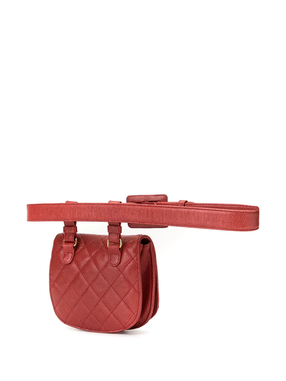 Pre-OwnedCHANEL Pre-Owned1990 diamond quilted CC belt bag