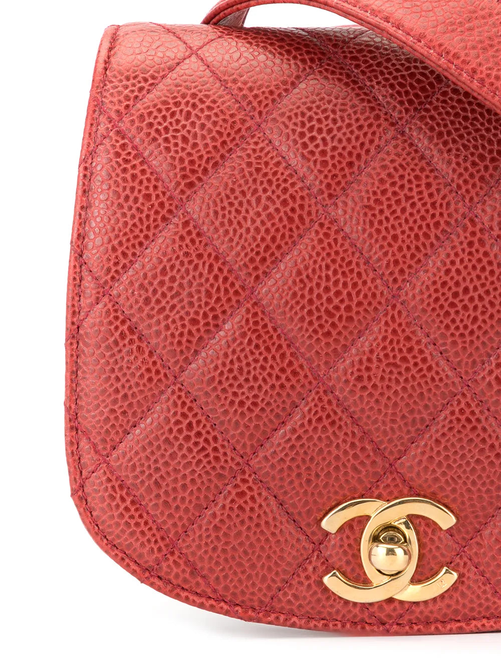 Pre-OwnedCHANEL Pre-Owned1990 diamond quilted CC belt bag