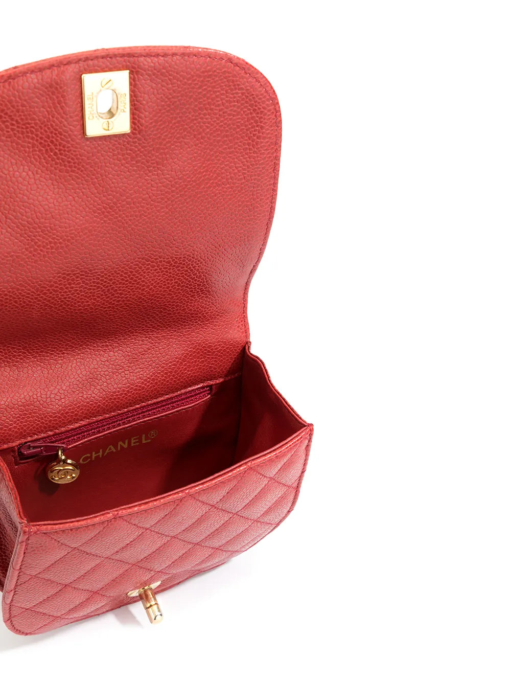 Pre-OwnedCHANEL Pre-Owned1990 diamond quilted CC belt bag