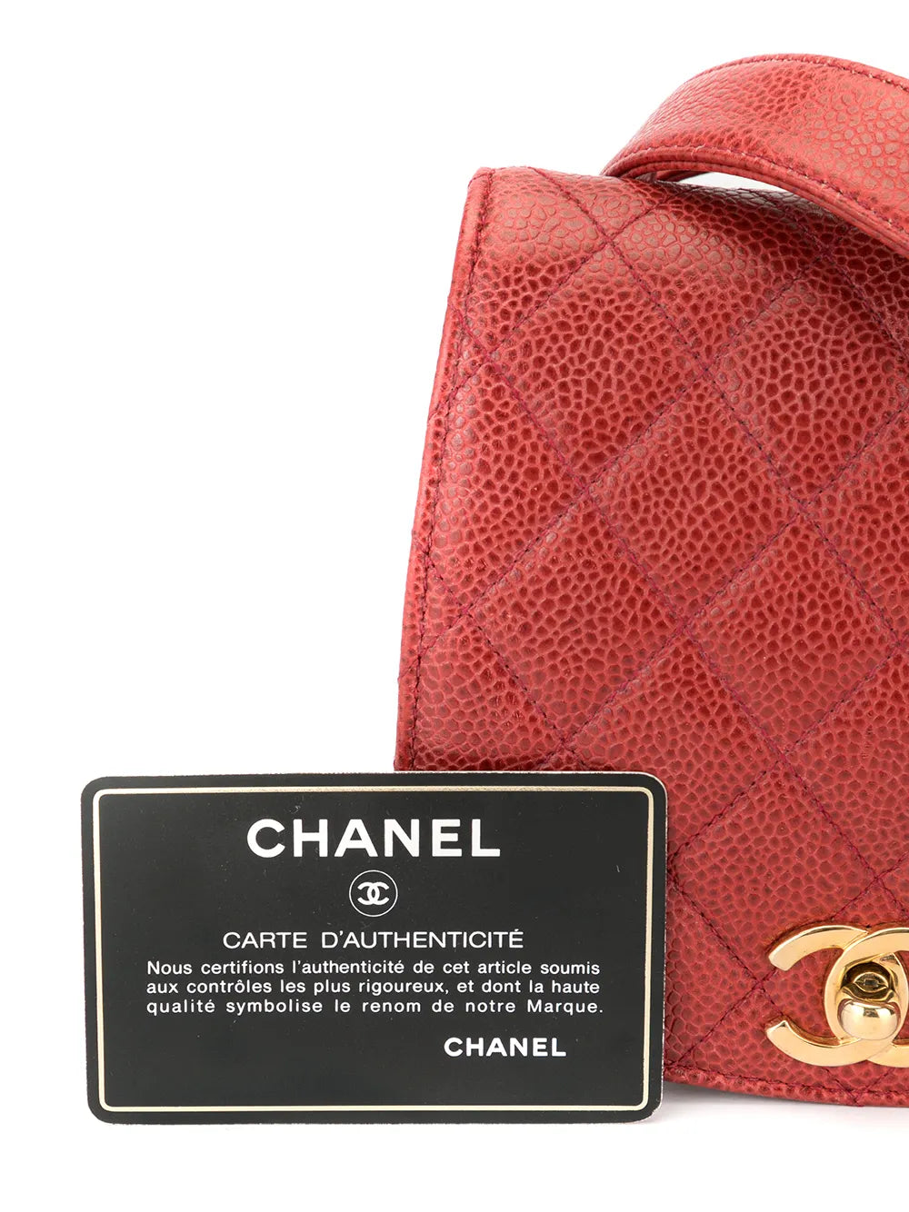 Pre-OwnedCHANEL Pre-Owned1990 diamond quilted CC belt bag