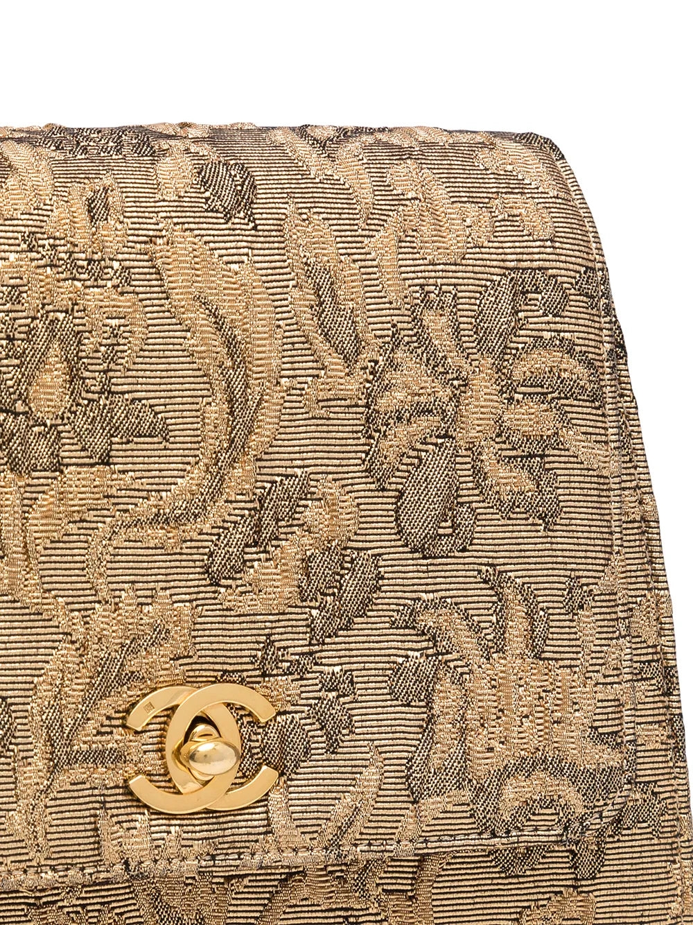 Pre-OwnedCHANEL Pre-Owned1998 CC floral-jacquard handbag