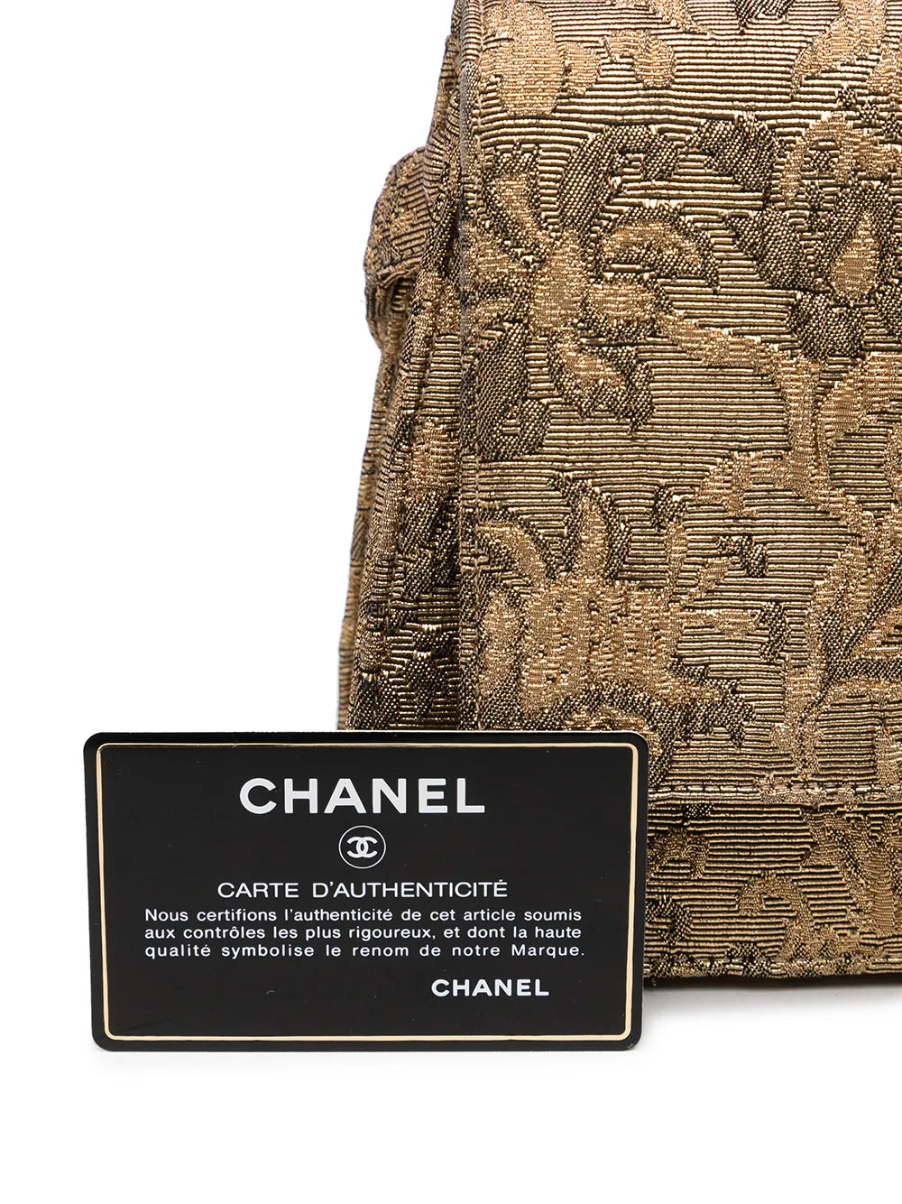 Pre-OwnedCHANEL Pre-Owned1998 CC floral-jacquard handbag
