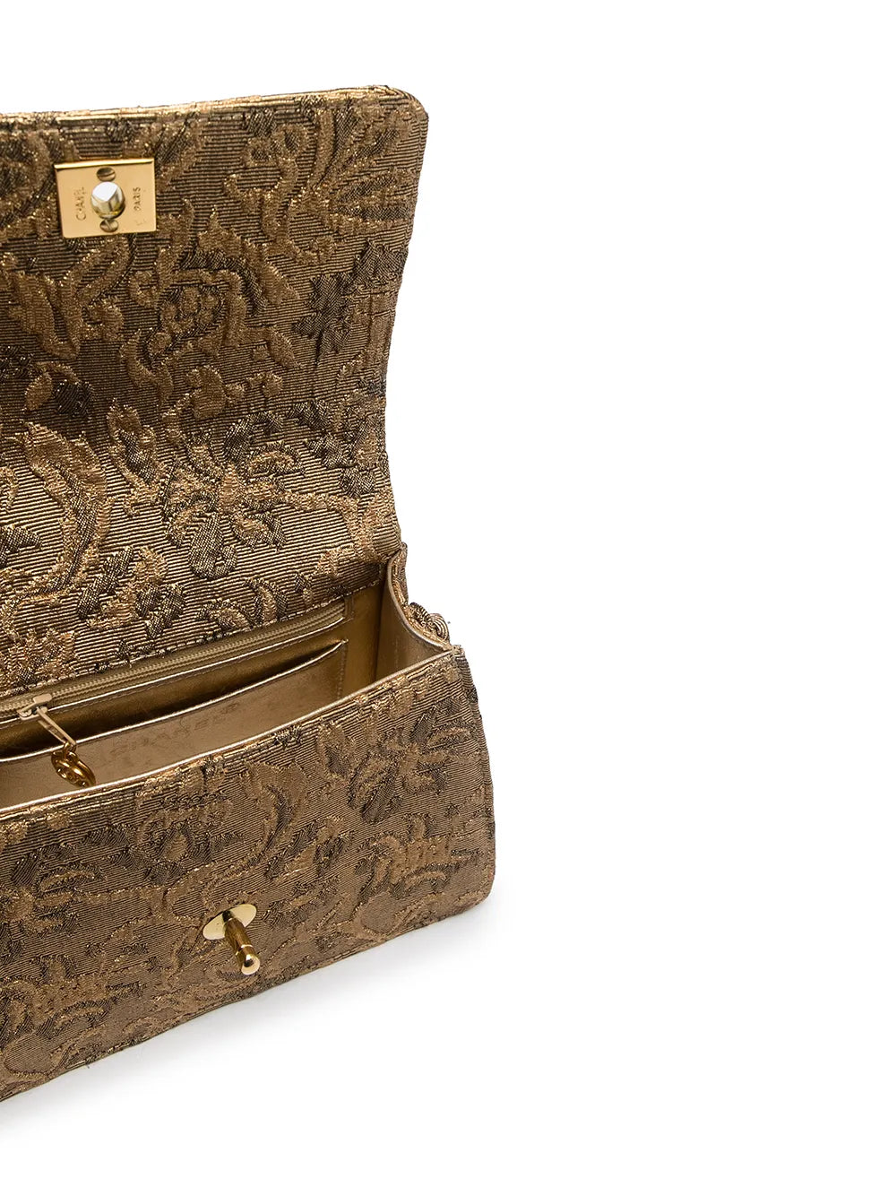 Pre-OwnedCHANEL Pre-Owned1998 CC floral-jacquard handbag