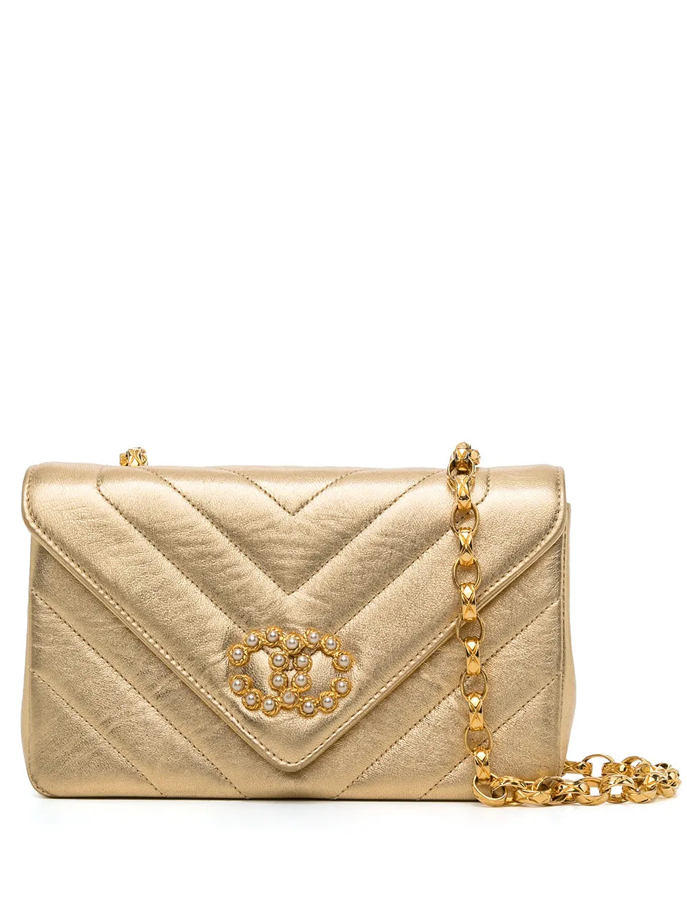 Pre-OwnedCHANEL Pre-Owned1992 V-Stitch shoulder bag