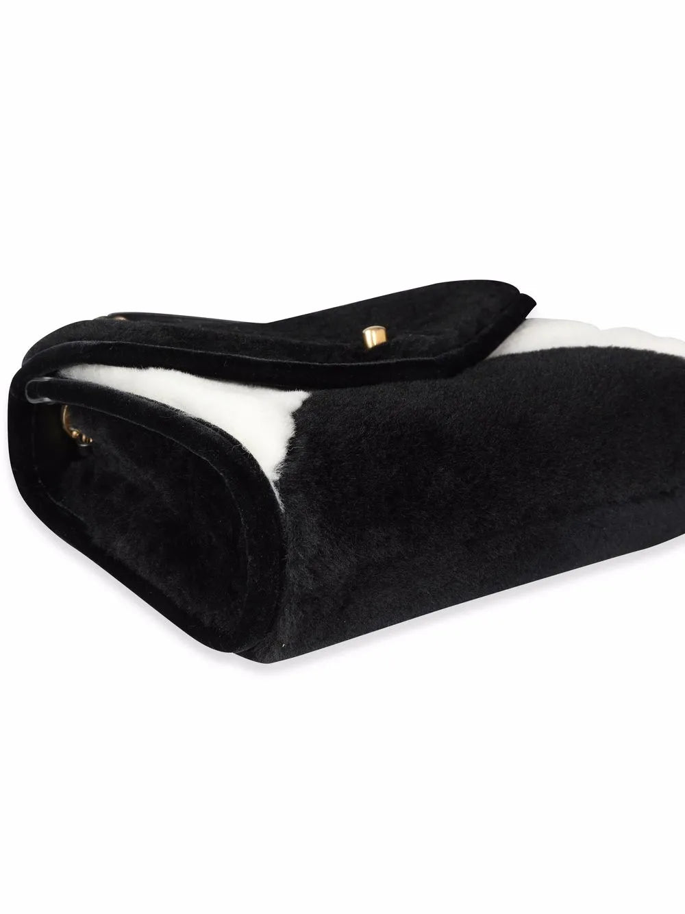 Pre-OwnedCHANEL Pre-OwnedCC Turn-lock shearling shoulder bag