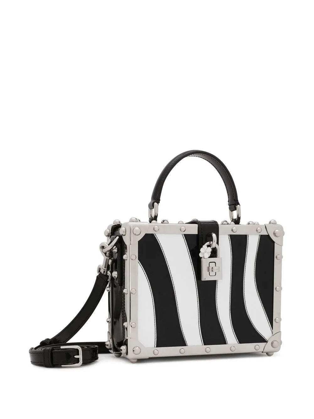 Dolce & GabbanaDolce Box zebra-print top-handle bag