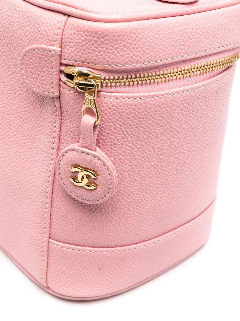 Pre-OwnedCHANEL Pre-Owned2004-2005 leather cosmetic case