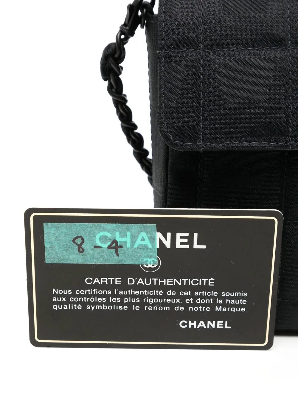 Pre-OwnedCHANEL Pre-Owned2002 Travel Choco Bar East West shoulder bag