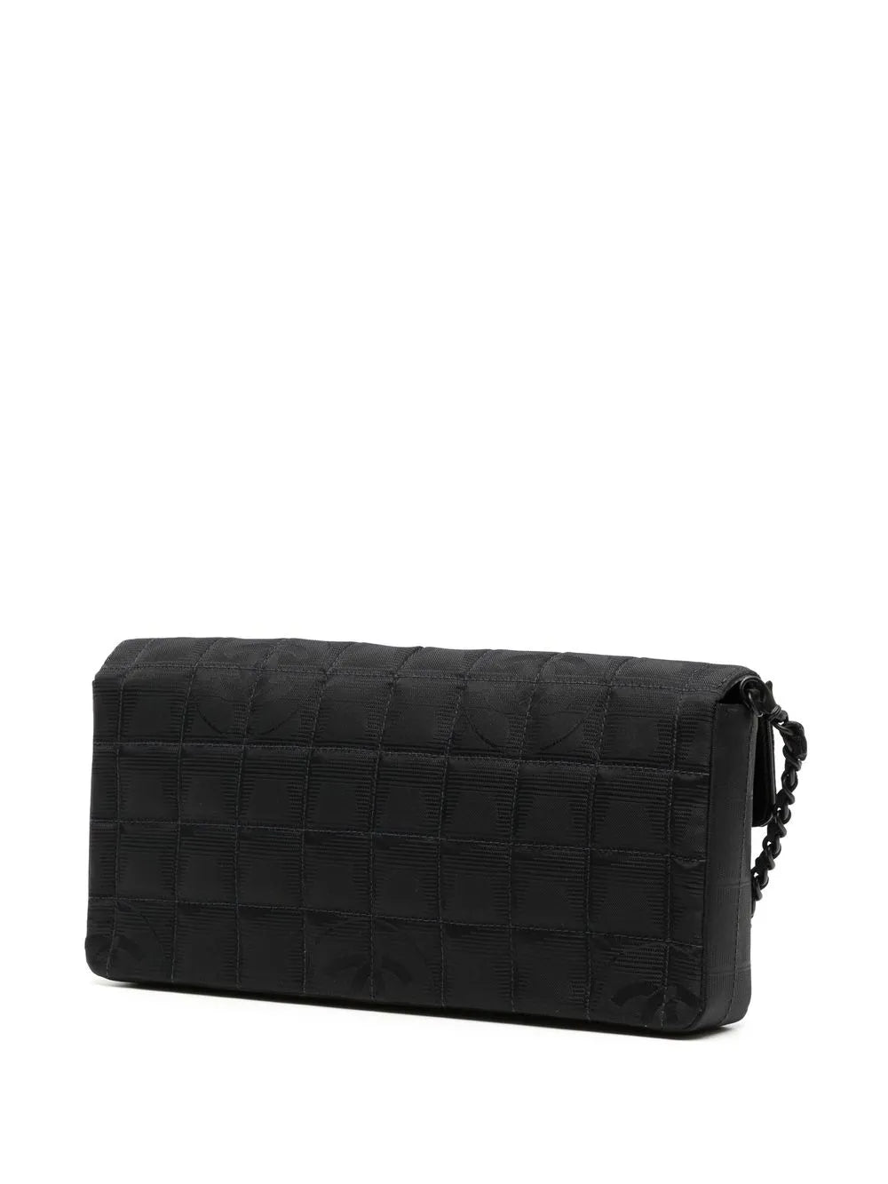 Pre-OwnedCHANEL Pre-Owned2002 Travel Choco Bar East West shoulder bag