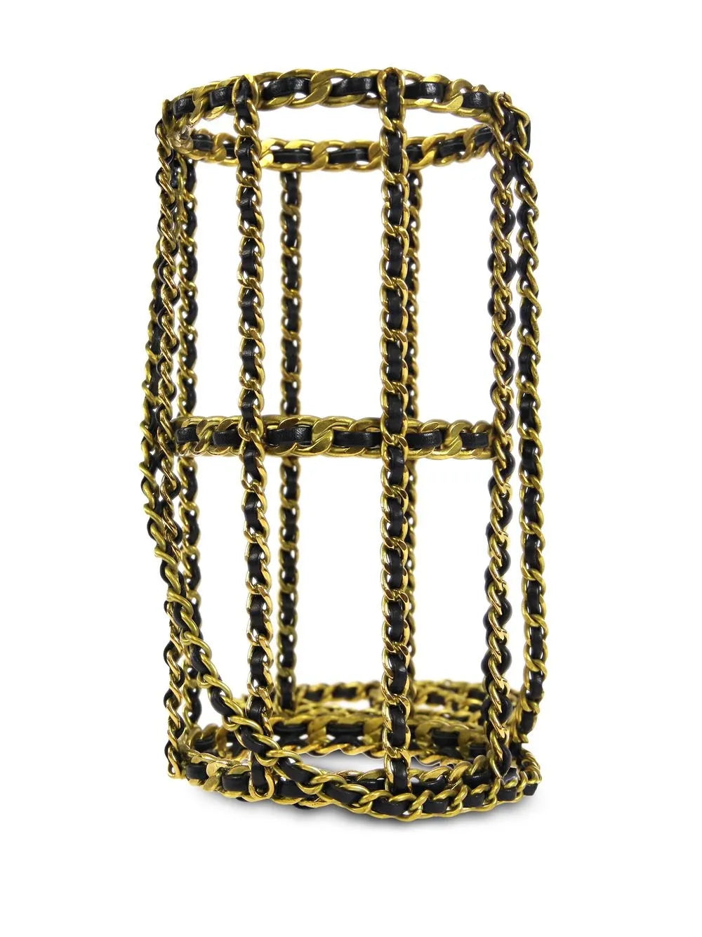 Pre-OwnedCHANEL Pre-Owned1994 chain-link crossbody bottle holder
