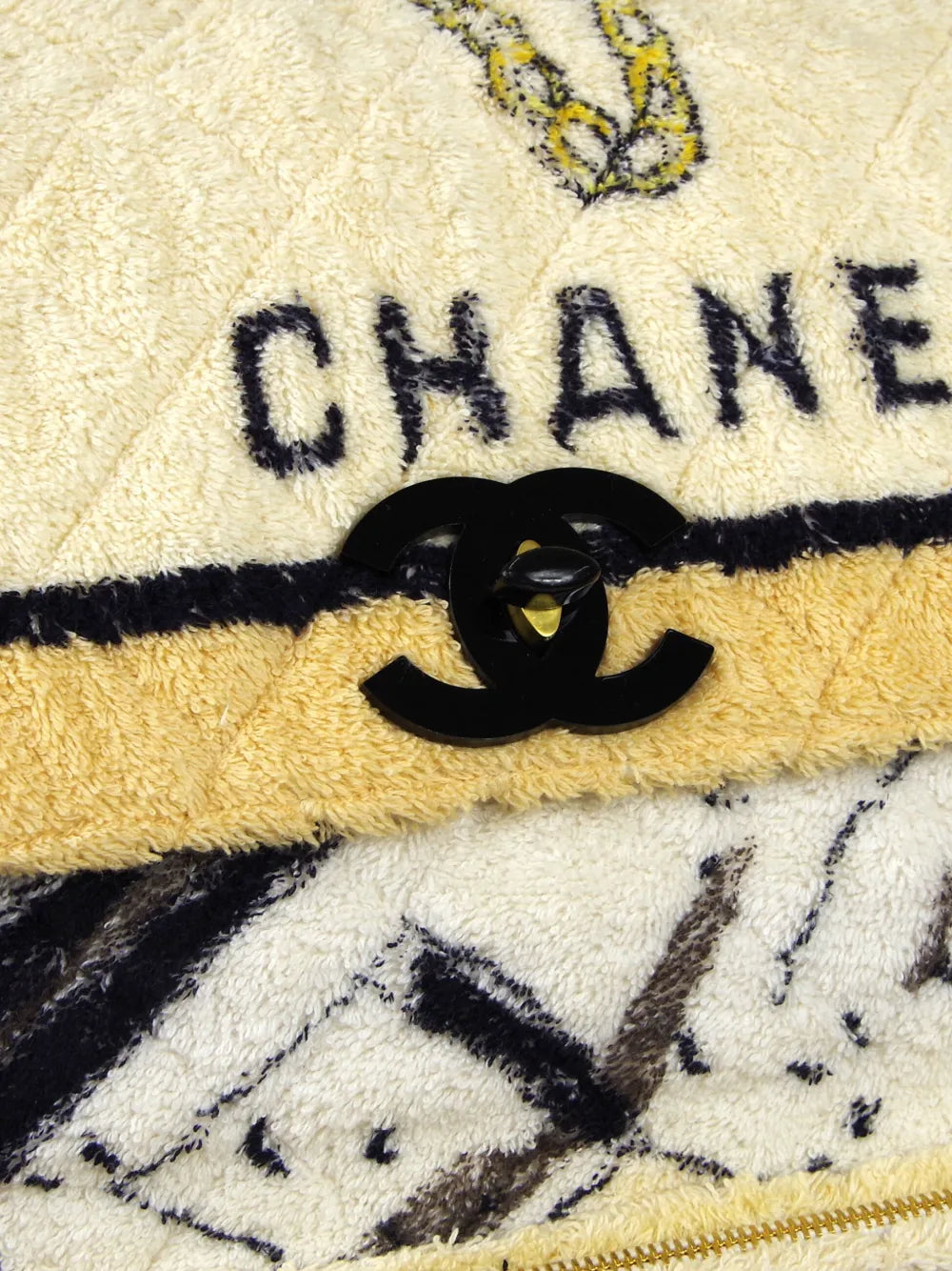 Pre-OwnedCHANEL Pre-Owned1994 Classic Flap towelling-effect backpack