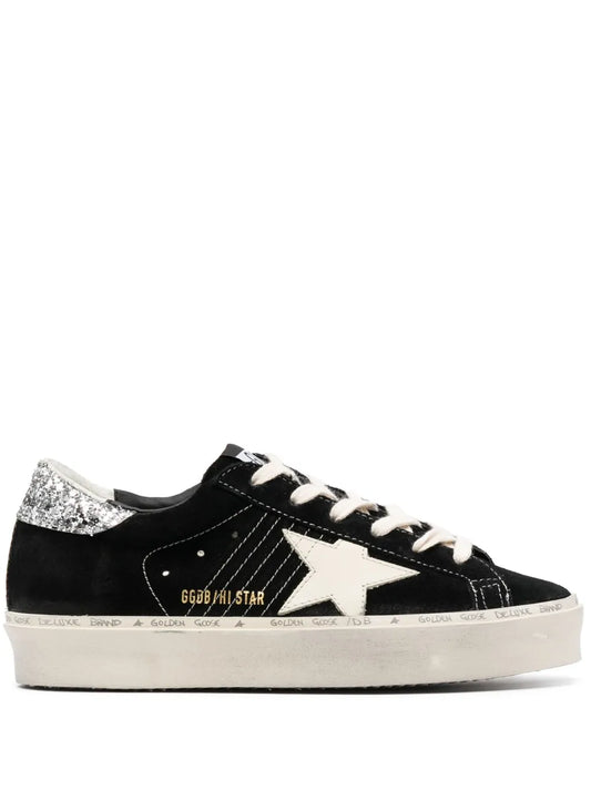 Golden Goose Hi Star Glitter Suede