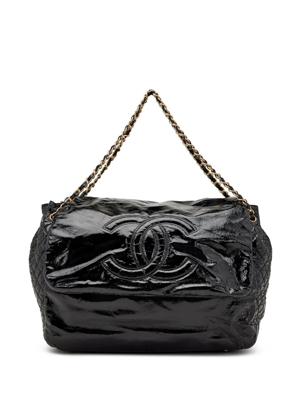 Pre-OwnedCHANEL Pre-Owned2006 Jumbo CC-stitch flap chain shoulder bag