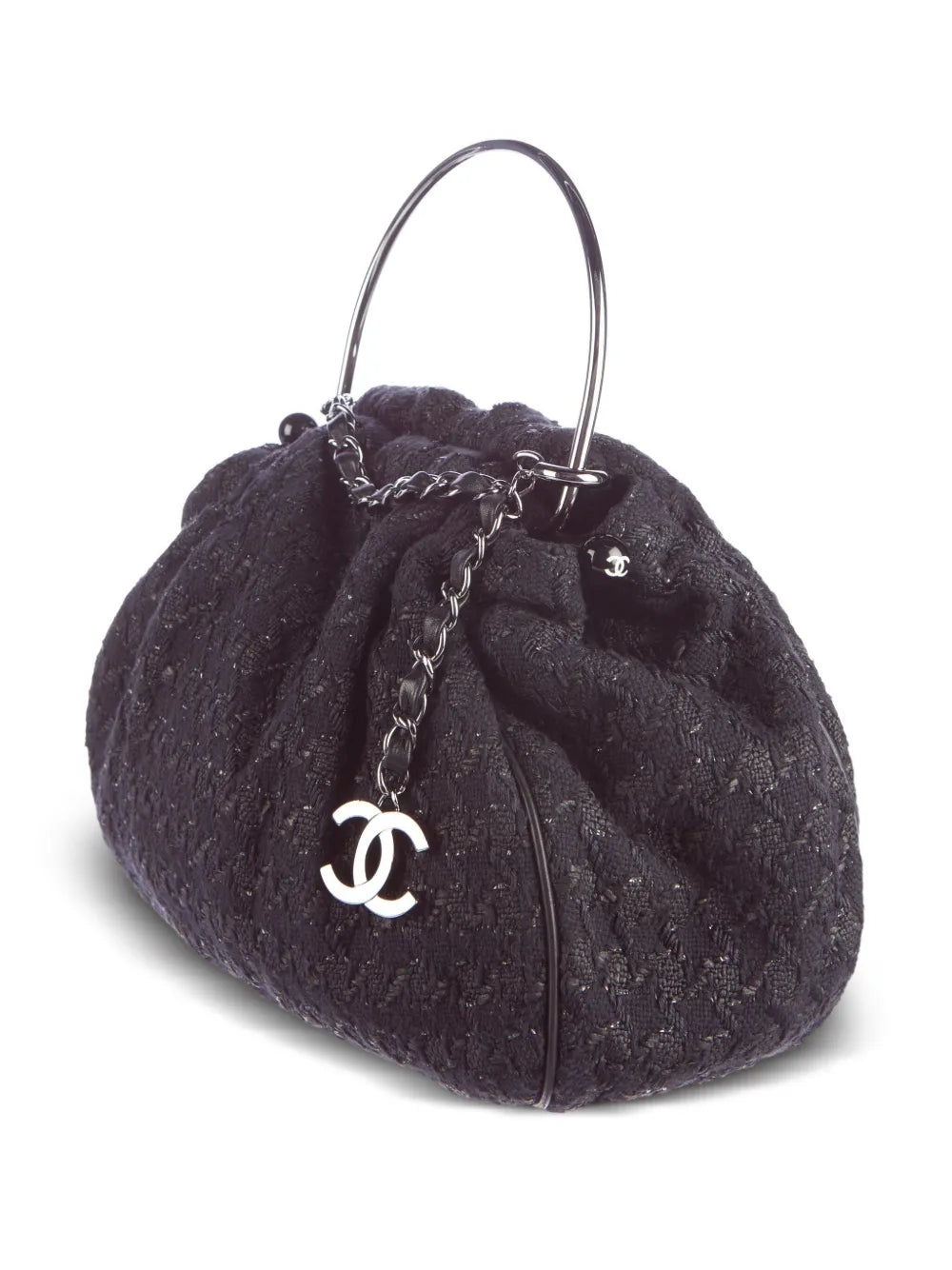 Pre-OwnedCHANEL Pre-Owned2005 CC tweed tote bag