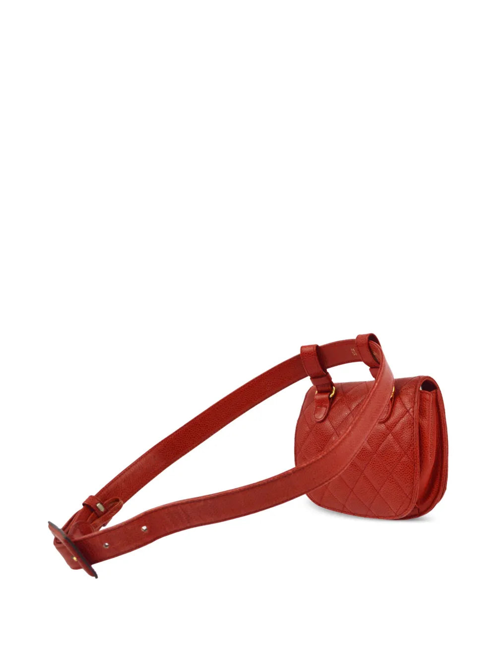Pre-OwnedCHANEL Pre-Owned1990 CC turn-lock diamond-quilted belt bag