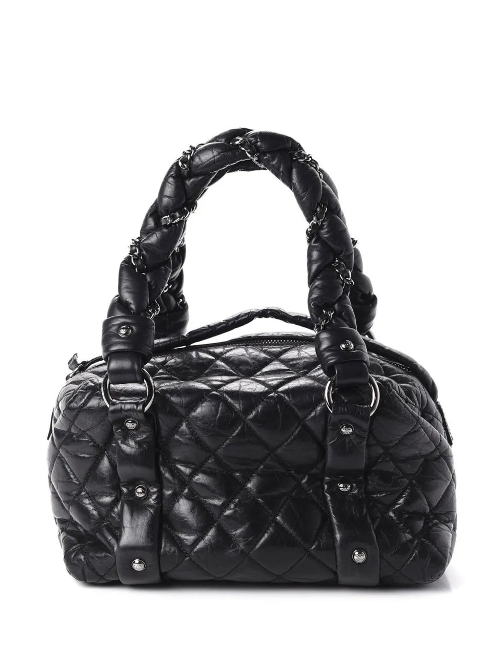 Pre-OwnedCHANEL Pre-Owned2006 Lady Braid diamond-quilted tote bag