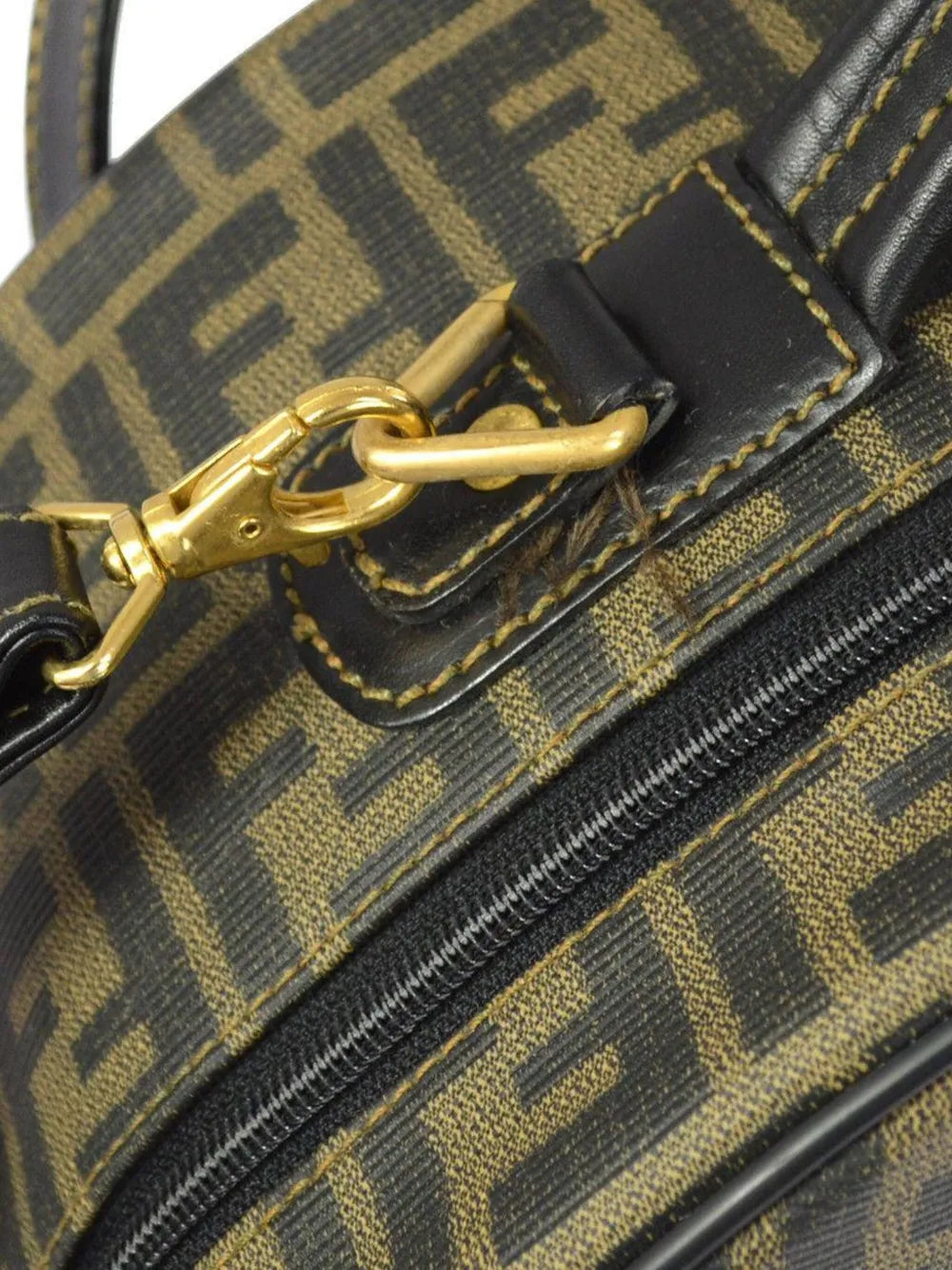 Pre-OwnedFendi Pre-Owned1990s Zucca canvas shoulder bag