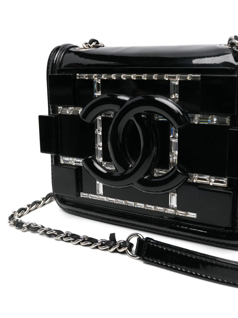 Pre-OwnedCHANEL Pre-Owned2015 Boy Brick Lego Crystal shoulder bag