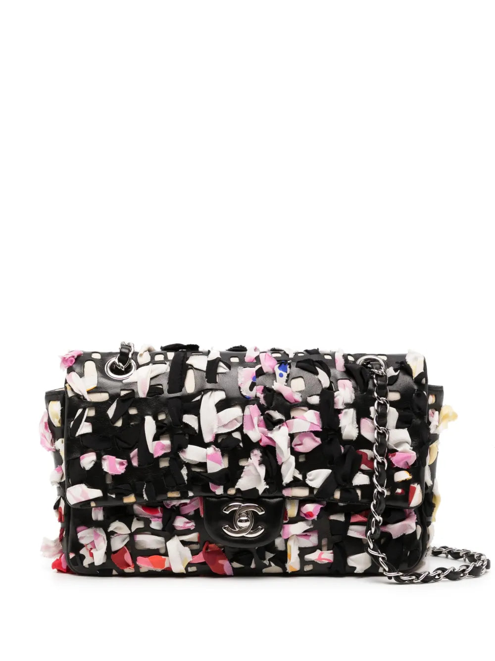 Pre-OwnedCHANEL Pre-Ownedsilk ribbon classic bag