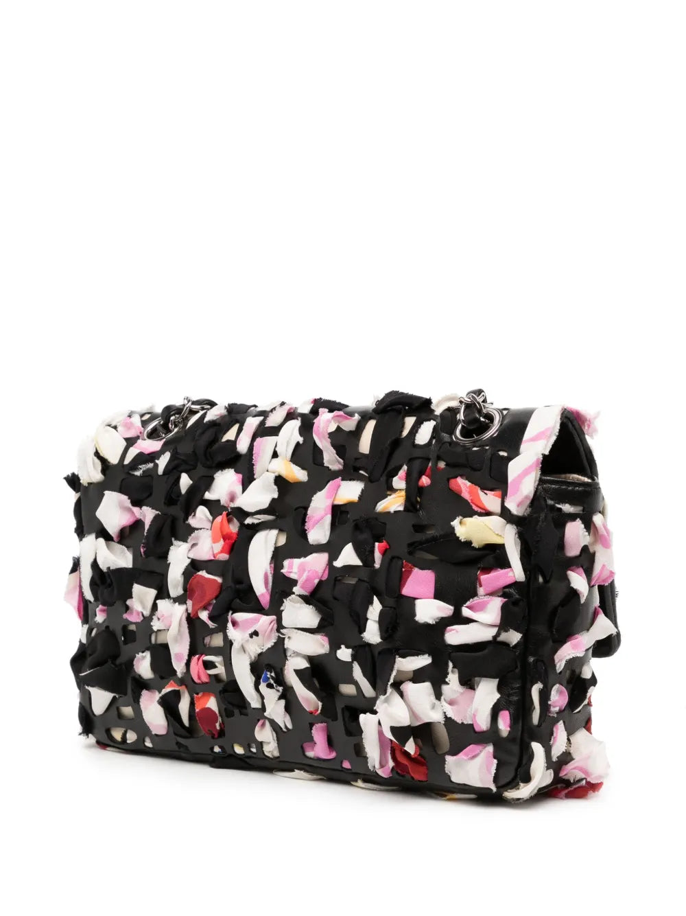 Pre-OwnedCHANEL Pre-Ownedsilk ribbon classic bag