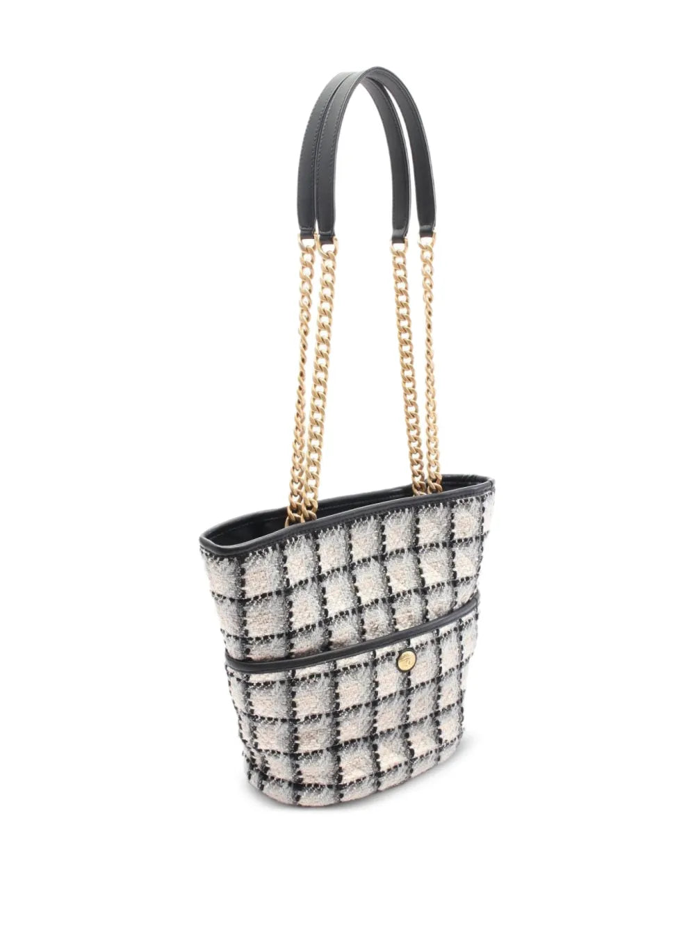 Pre-OwnedCHANEL Pre-Owned2021s Coco Mark tweed shoulder bag