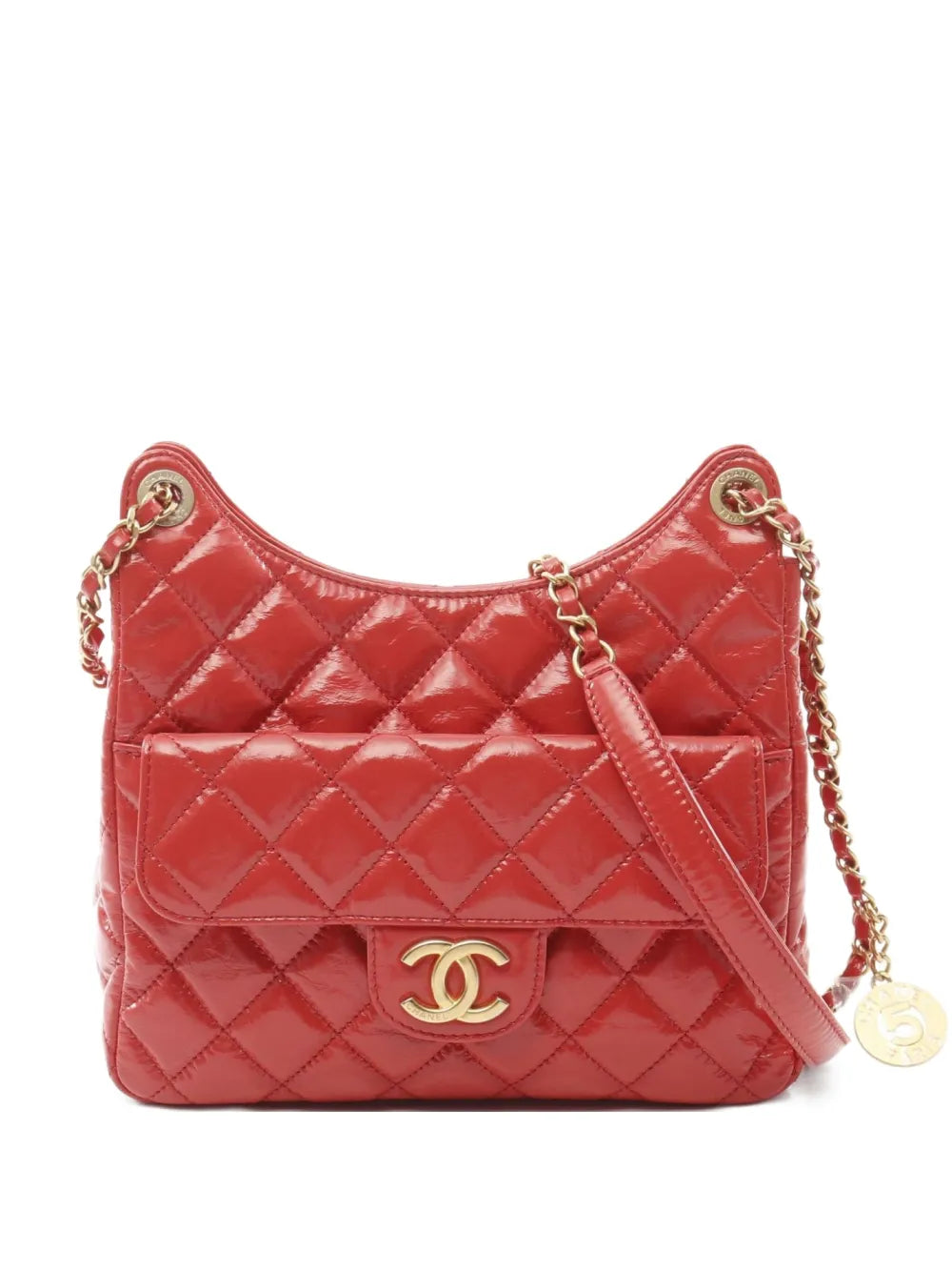 Pre-OwnedCHANEL Pre-Owned2010s quilted leather shoulder bag