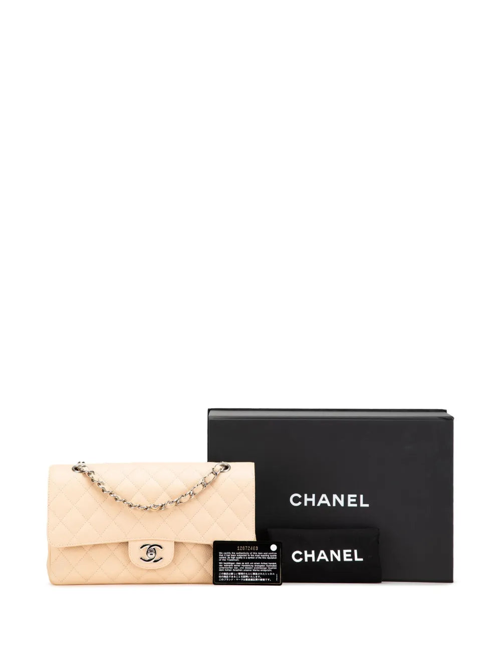 Pre-OwnedCHANEL Pre-Owned2008-2009 Medium Classic Caviar Double Flap shoulder bag