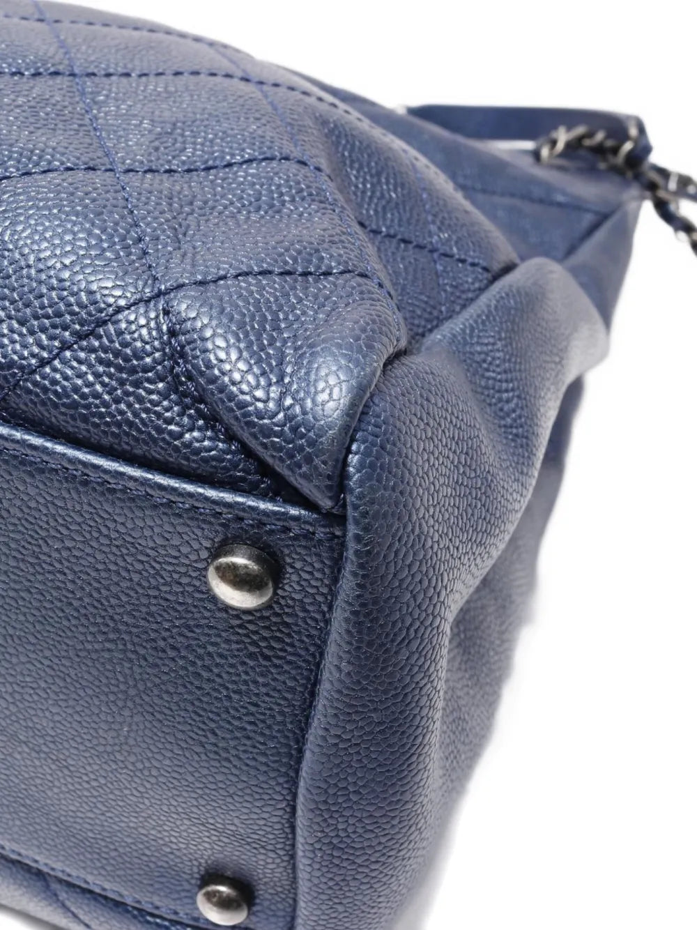 Pre-OwnedCHANEL Pre-Owned2012-2013 matelasscaviar-leather shoulder bag