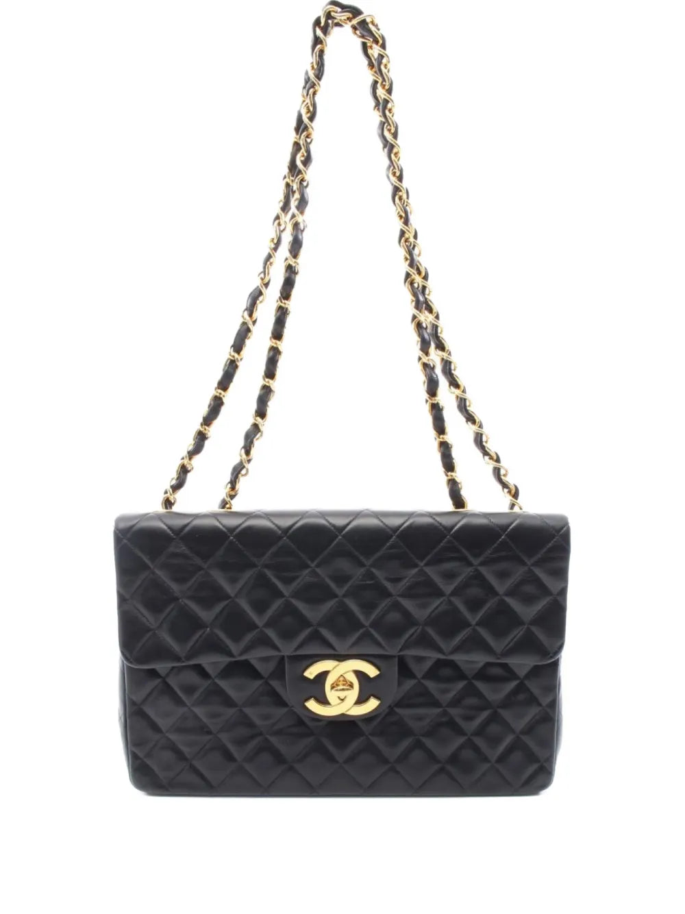 Pre-OwnedCHANEL Pre-Owned1994 Decamatlasslambskin shoulder bag