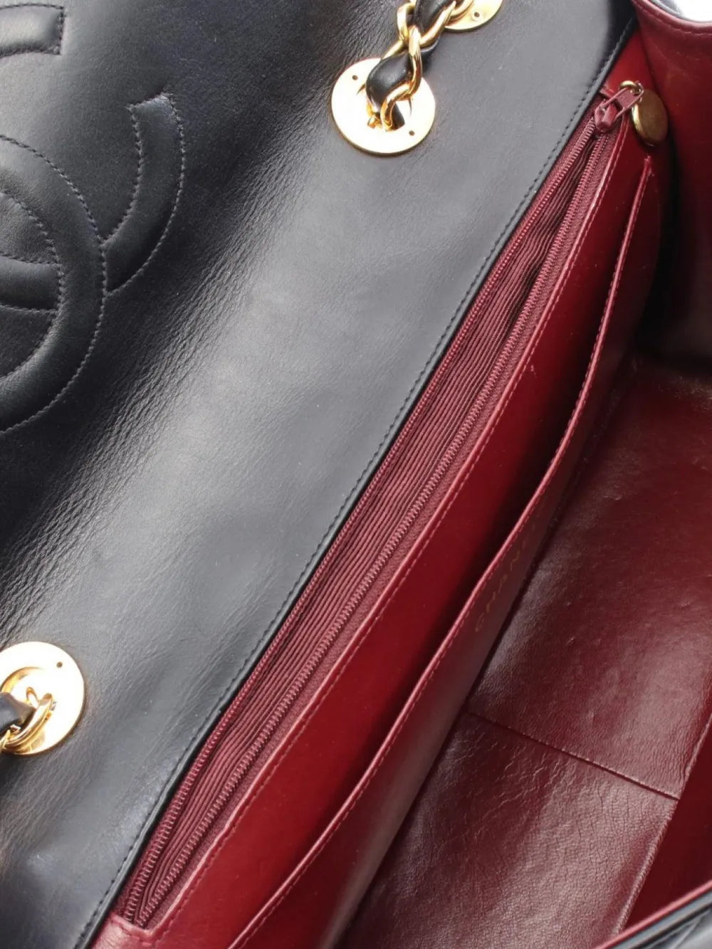 Pre-OwnedCHANEL Pre-Owned1994 Decamatlasslambskin shoulder bag