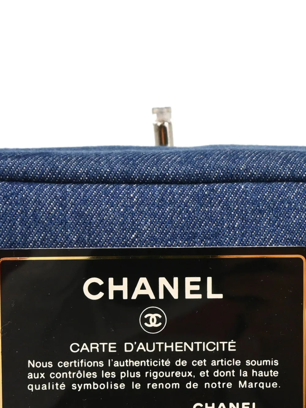 Pre-OwnedCHANEL Pre-Owned2002 interlocking-CC denim handbag