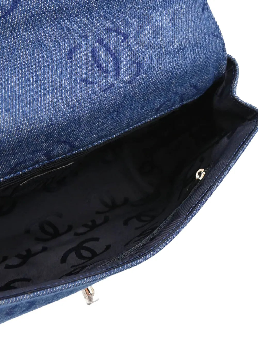 Pre-OwnedCHANEL Pre-Owned2002 interlocking-CC denim handbag