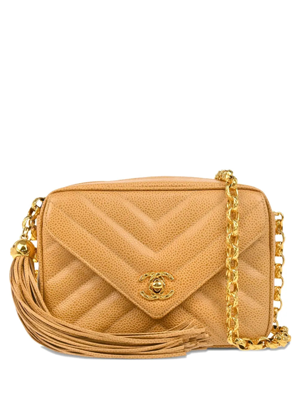 Pre-OwnedCHANEL Pre-Owned1992 Chevron Camera mini Bag