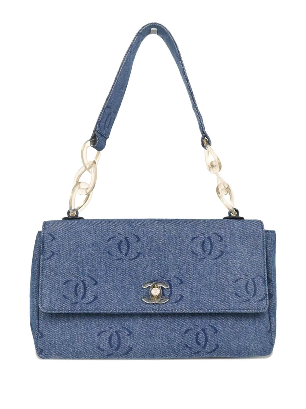 Pre-OwnedCHANEL Pre-Owned2002 denim handbag