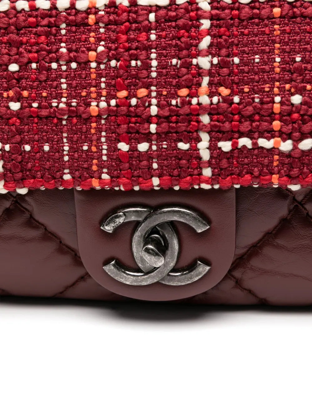 Pre-OwnedCHANEL Pre-OwnedAirlines tweed flap shoulder bag