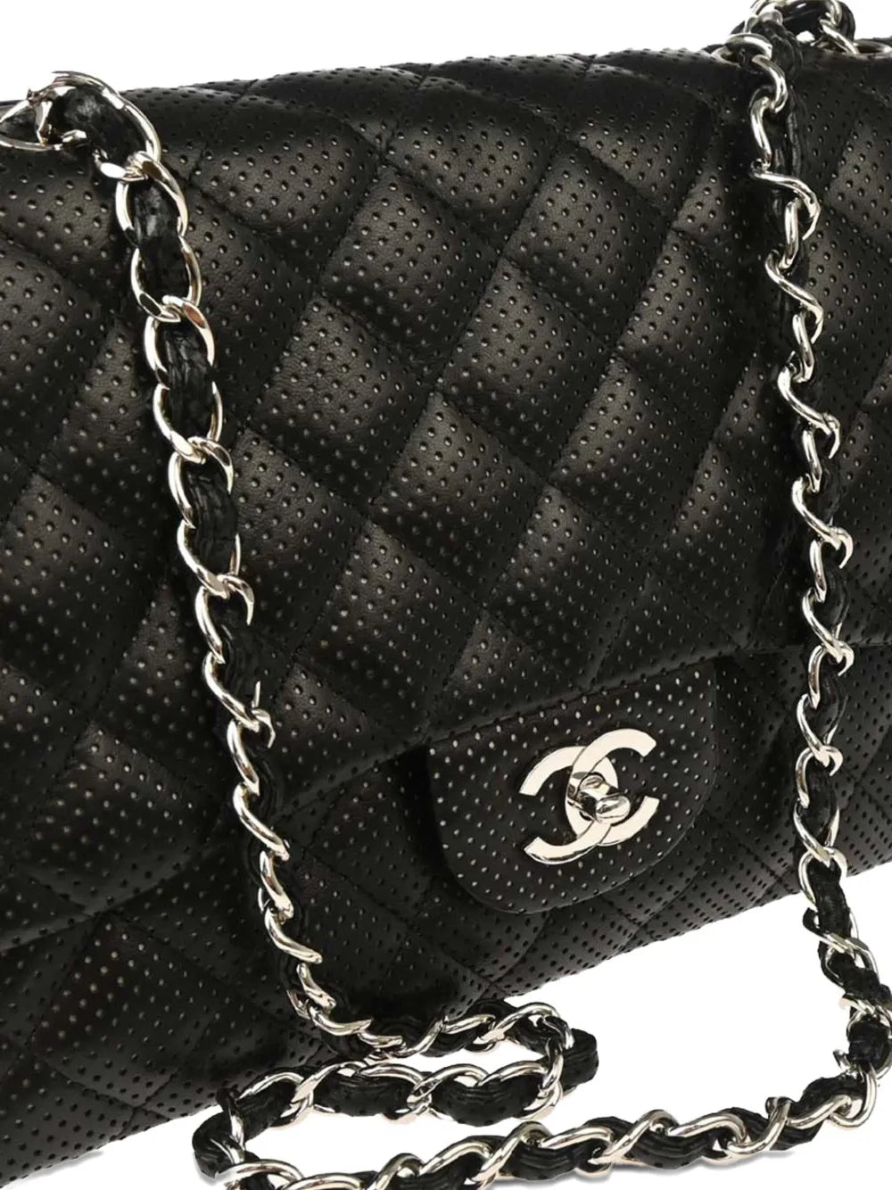 Pre-OwnedCHANEL Pre-Owned2007 perforated shoulder bag