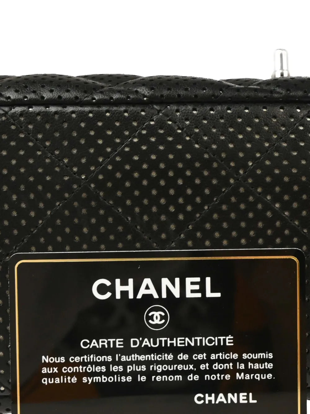 Pre-OwnedCHANEL Pre-Owned2007 perforated shoulder bag