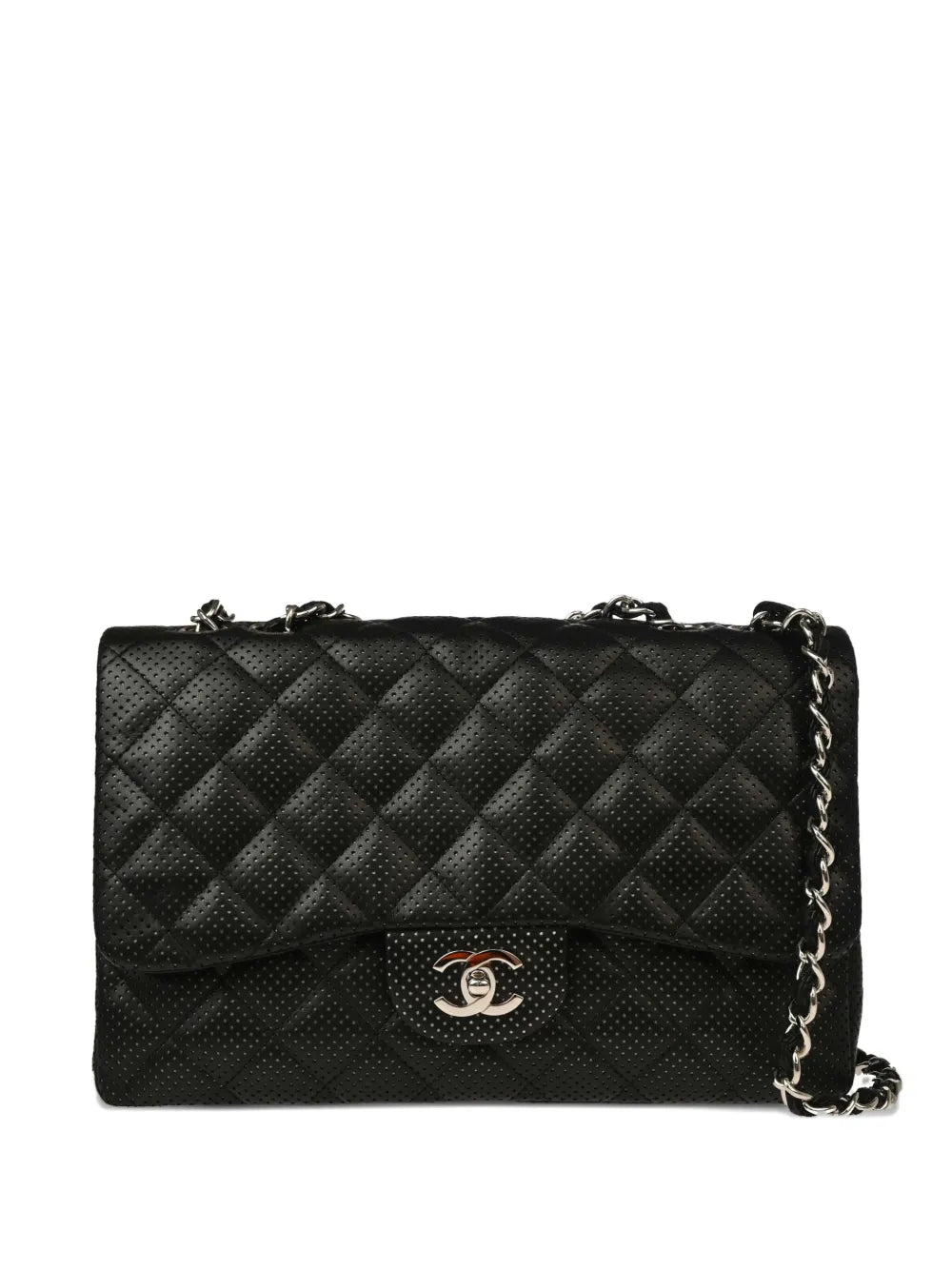 Pre-OwnedCHANEL Pre-Owned2007 perforated shoulder bag