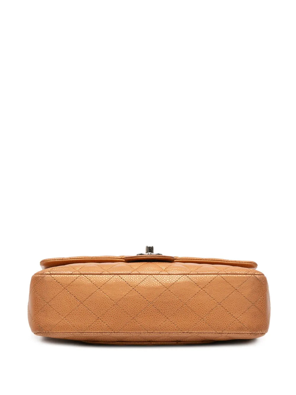 Pre-OwnedCHANEL Pre-Owned2010-2011 Medium Classic Metallic Caviar Double Flap shoulder bag