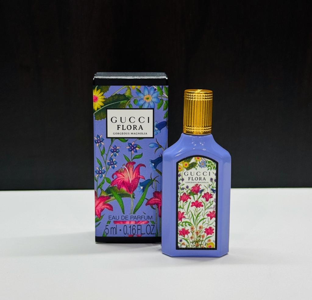 Gucci Flora Gorgeous Magnolia Eau de Parfum Sample 5ml / 0.16 oz | Mini Perfume with Box
